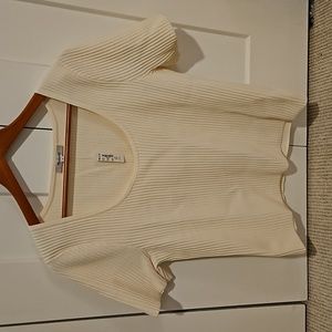 Madewell Ottoman Cropped Sweater Tee